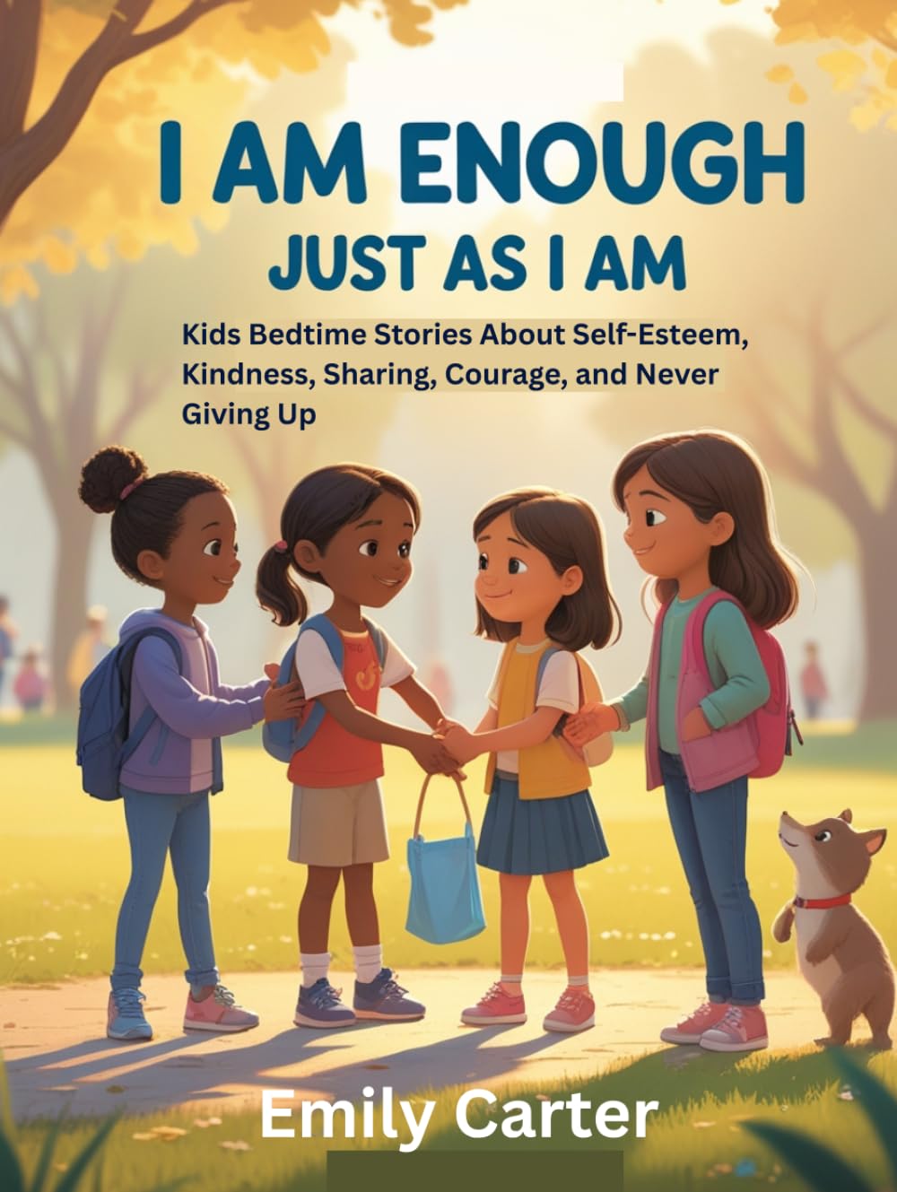 I Am Enough Just As I Am: Kids Bedtime Stories About Self-Esteem, Kindness, Sharing, Courage, and Never Giving Up