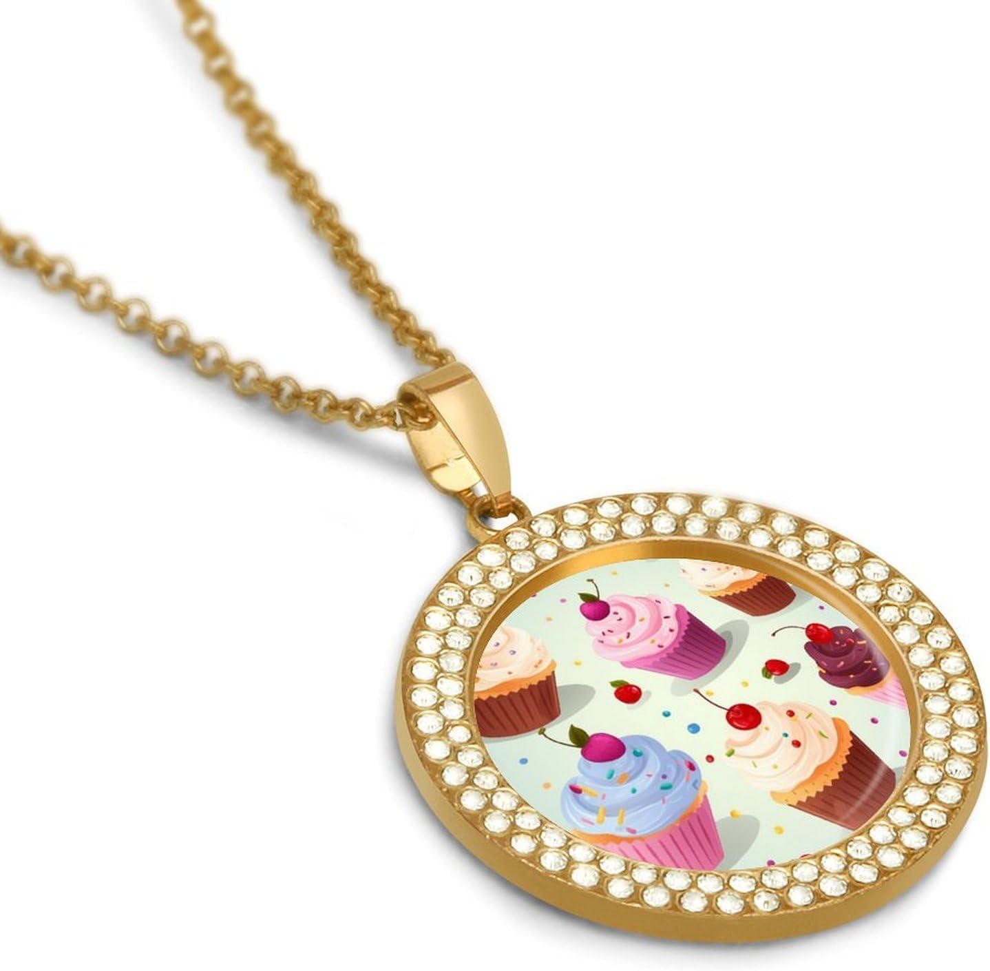 Cats Necklaces for Women Circle Vintage Diamond Pendant Necklace Women's Jewelry with Adjustable Stackable Dainty Trendy Jewelry image 3