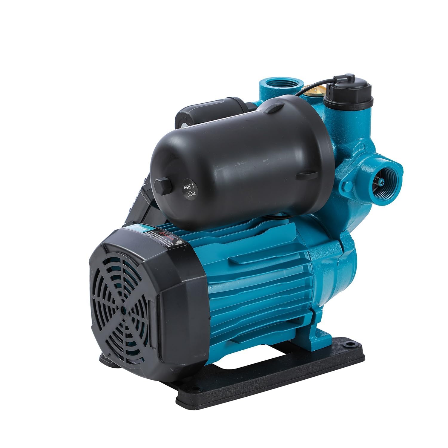 KATSU Bomba de Refuerzo de Agua de 550W, Automático Control de Presión, Autocebante Adecuado para Grifos de Agua para el Hogar y el Jardín 151437