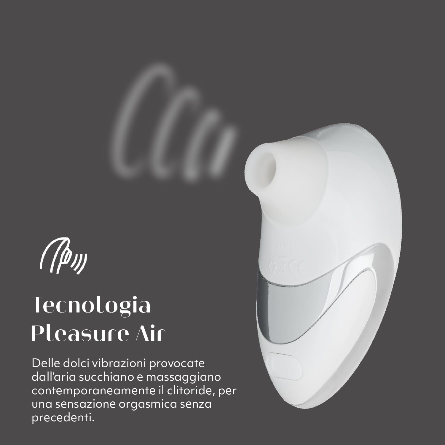 Womanizer W500 Vibratore Clitorideo Giocattolo per Adulti | Stimolatore Clitorideo Vibrante con 12 Livelli di Aspirazione | Succhiatore Clitorideo Impermeabile | Giocattoli Sessuali per Donne| Bianco