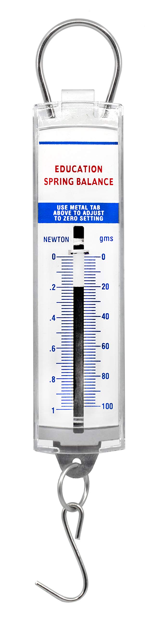 Eisco Spring Balance Scale - 0-500g (N & g) -5