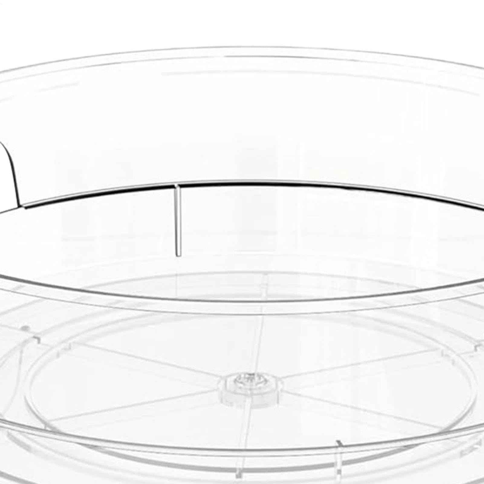 2 bandejas organizadoras giratorias, organizador giratorio para gabinete | Bandeja de almacenamiento giratoria para despensa, encimera, refrigerador, baño, sala de estudio, casa de campo, restaurante