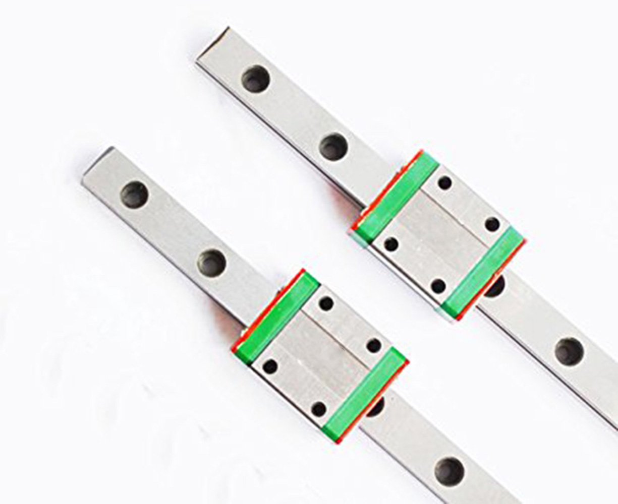 TEN-HIGH Mini MGN12 12mm Miniature Linear Rail Slide = 3pcs 12mm L-570mm Rail+3pcs MGN12C Carriage