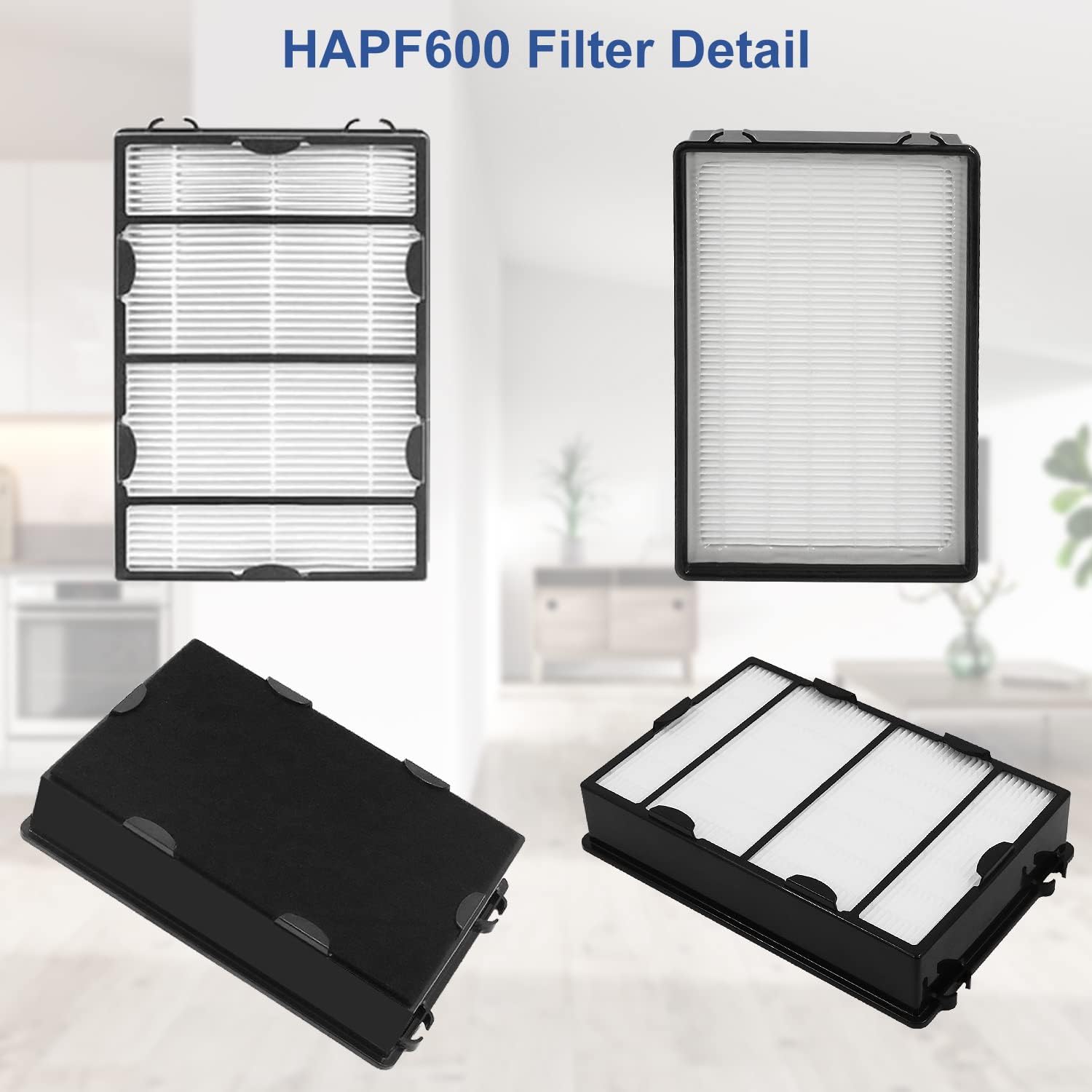 HAPF600 Filter Replacement for Holmes HAPF600 Air Puri-fier, 4 Filter + Carbon Pre-filters, Part HAPF600 HAPF600D HAPF600D-U2 HAP615 HAP625 HAP650 HAP725 HAP750 - Image 7