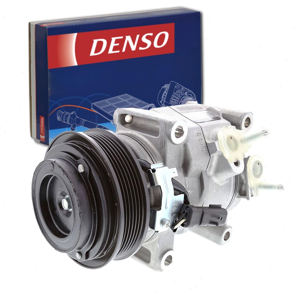 Amazon.com: Denso 471-0829 New AC Compressor with Clutch, 1 Pack