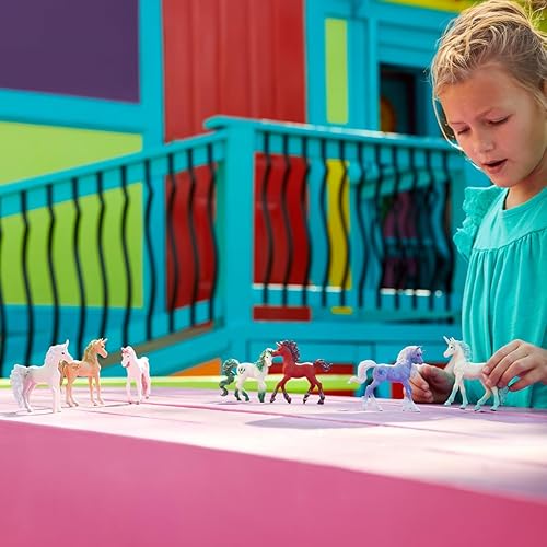 Miniatura 3 de Schleich bayala - Juego de 7 piezas de juguetes coleccionables de unicornio con 7 juguetes únicos coleccionables de unicornio