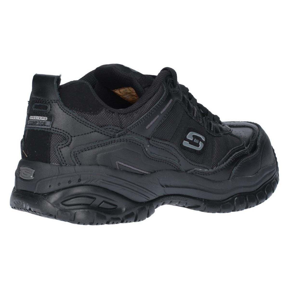 Skechers 77013, Zapato de Trabajo Hombre