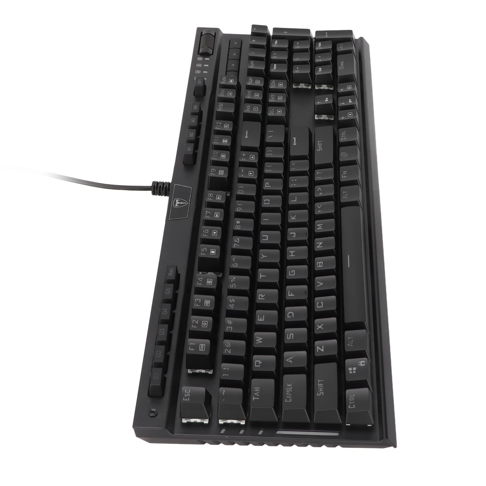 Klawiatura Mechaniczna Przewodowa Klawiatura do Gier z Podświetleniem RGB dla Graczy Komputerowych z Ergonomicznym Podparciem Nadgarstka