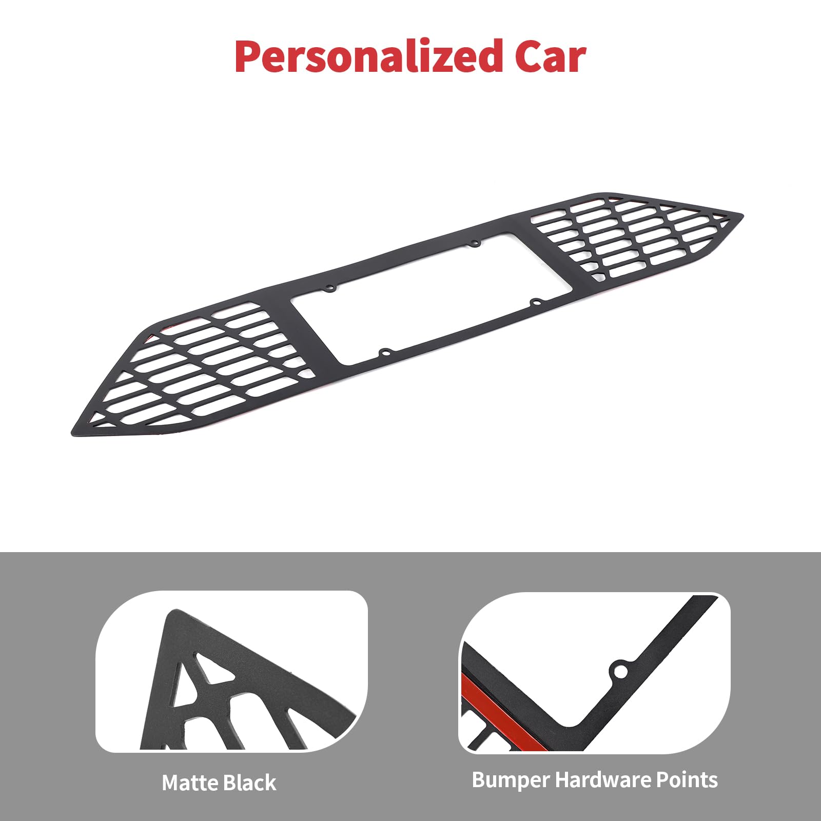 LitMiRaCle Rear Decklid Panel Trim Compatible With Ford Mustang 2015-2022, Mustang