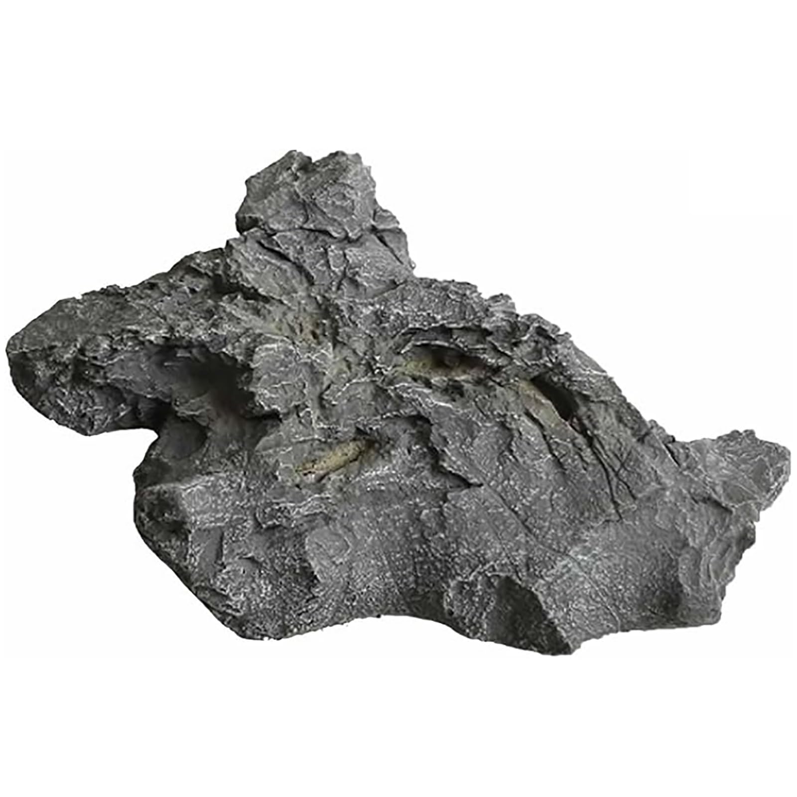 Osłona skały krajobrazowej, materiał piankowy PU, skała krajobrazowa, odpowiednia do dekoracji podwórka, ozdoby do akwarium (30 x 11 x 19 cm / 11.8x4.3x7.5in)