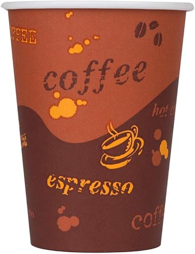 Karat C-K512 - Vaso de papel caliente de 12 onzas estampado de stock caja de 1000