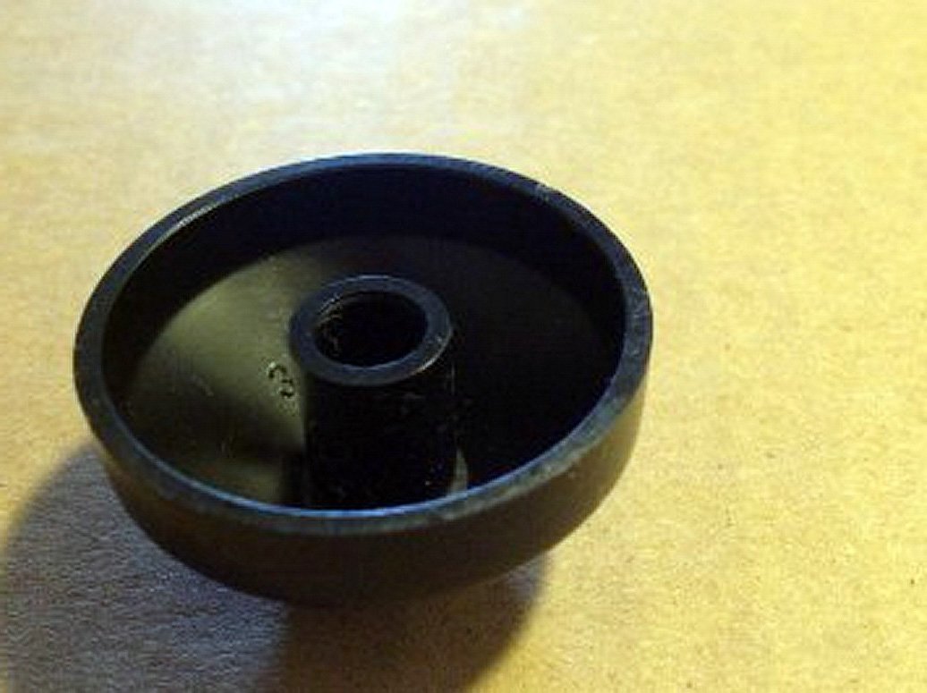 Nero plastica vinile cupola adattatore 17,8 cm 45 rpm. record vinyl Insert cone