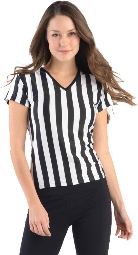 Women's Referee Shirt V-Neck for Sports Restaurants