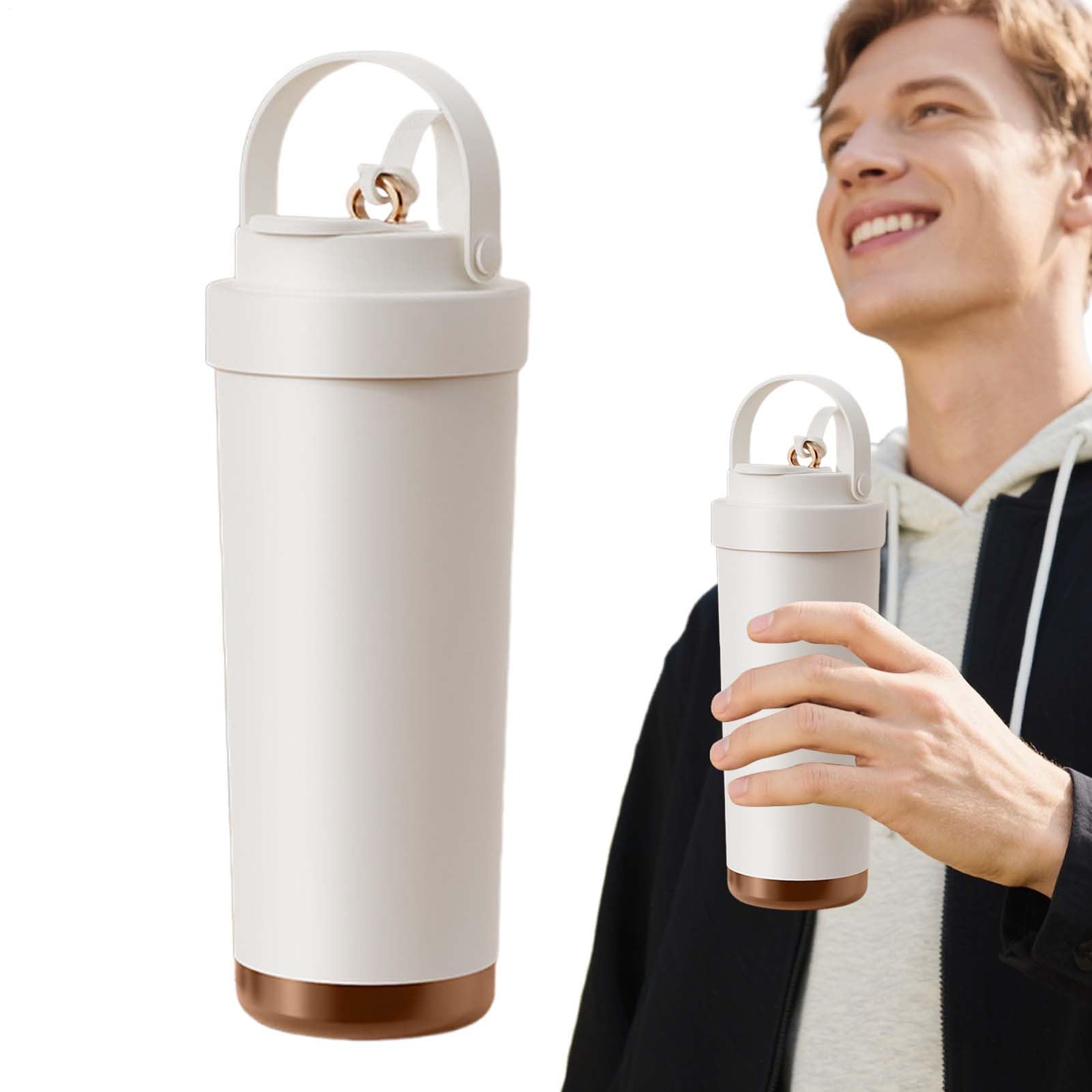 Borraccia Termica Con Cannuccia Tumbler Termico 750ml Con Borraccia A
