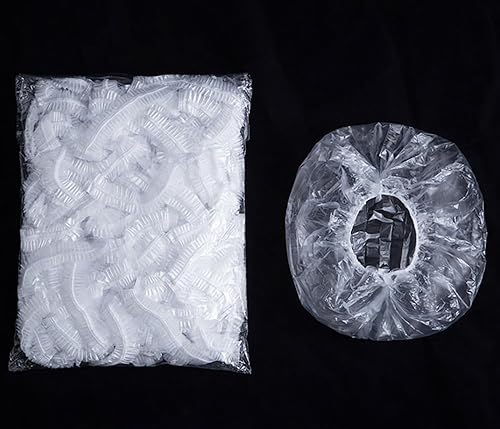 Cubierta elástica grande para tazón de cocina, 100 unidades, para comedor, cubierta de ensalada, cubierta de alimentos para mezclar cuencos,