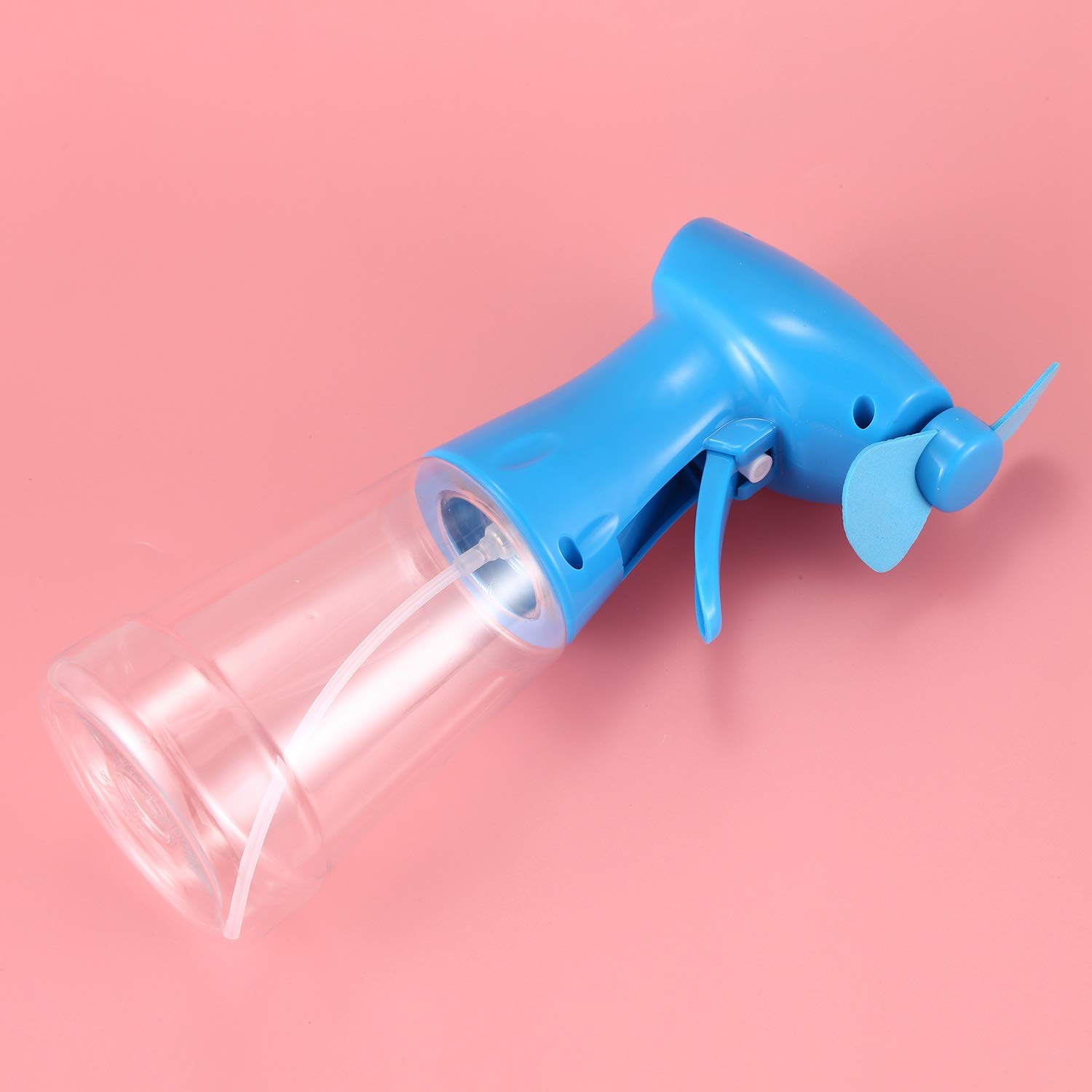 Ventilator mit Wassersprühnebel-Ventilator – Nebelventilator mit Nebel als batteriebetriebener Ventilator Wasserflasche Sprüher (300 ml)