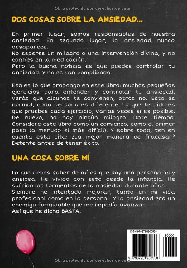 Miniatura 2 de CÓMO CONTROLAR LA ANSIEDAD Cómo gestionar el estrès y los ansiedades - Libro de ejercicios para controlar la ansiedad (Spanish Edition)