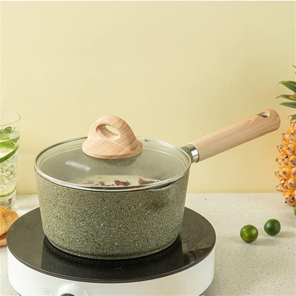 Maifan Stone Pot Household Kitchen Milk Pot + Frying Pan Combination Non-stick Less Oil And Less Smoke Easy To Clean Frying Pan image 5