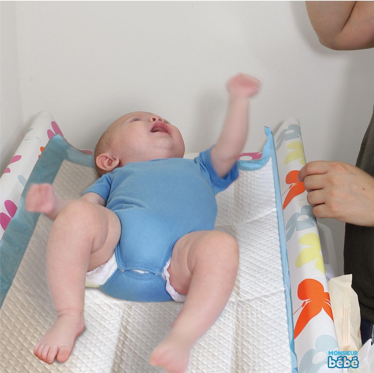 Monsieur Bébé - Lot de 100 alèses pour bébé jetables, imperméables - Plusieurs Coloris