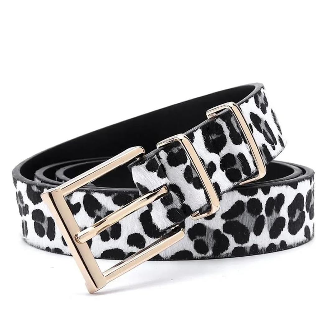 Damen Designer-Ledergürtel mit Dornschließe, Kuhhaut-Gürtel, Damen-Accessoire, Geschenk
