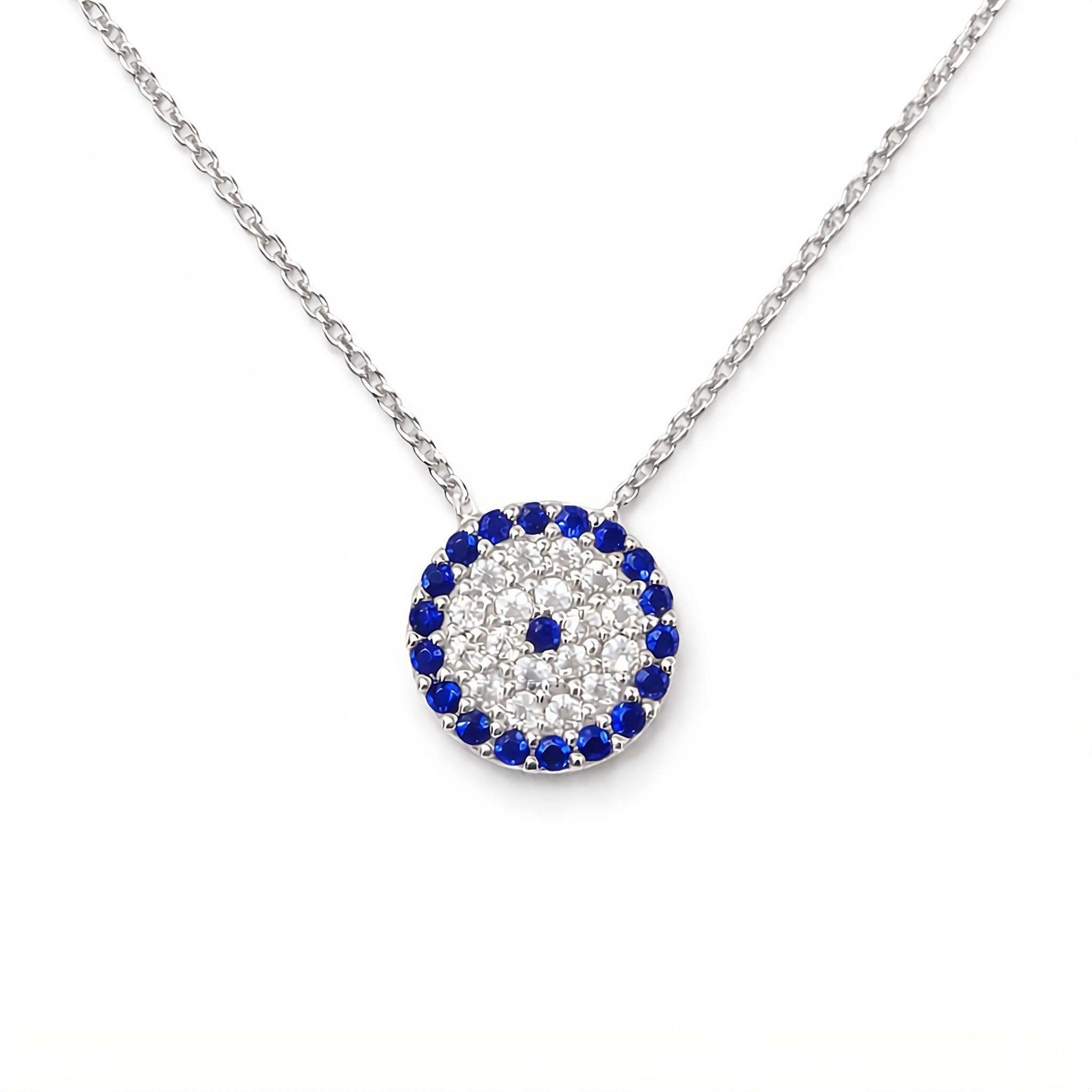 BRACCIALE TURCO EVIL EYE CON 1 CATENINA - COLORE AZZURRO - Joyfulely