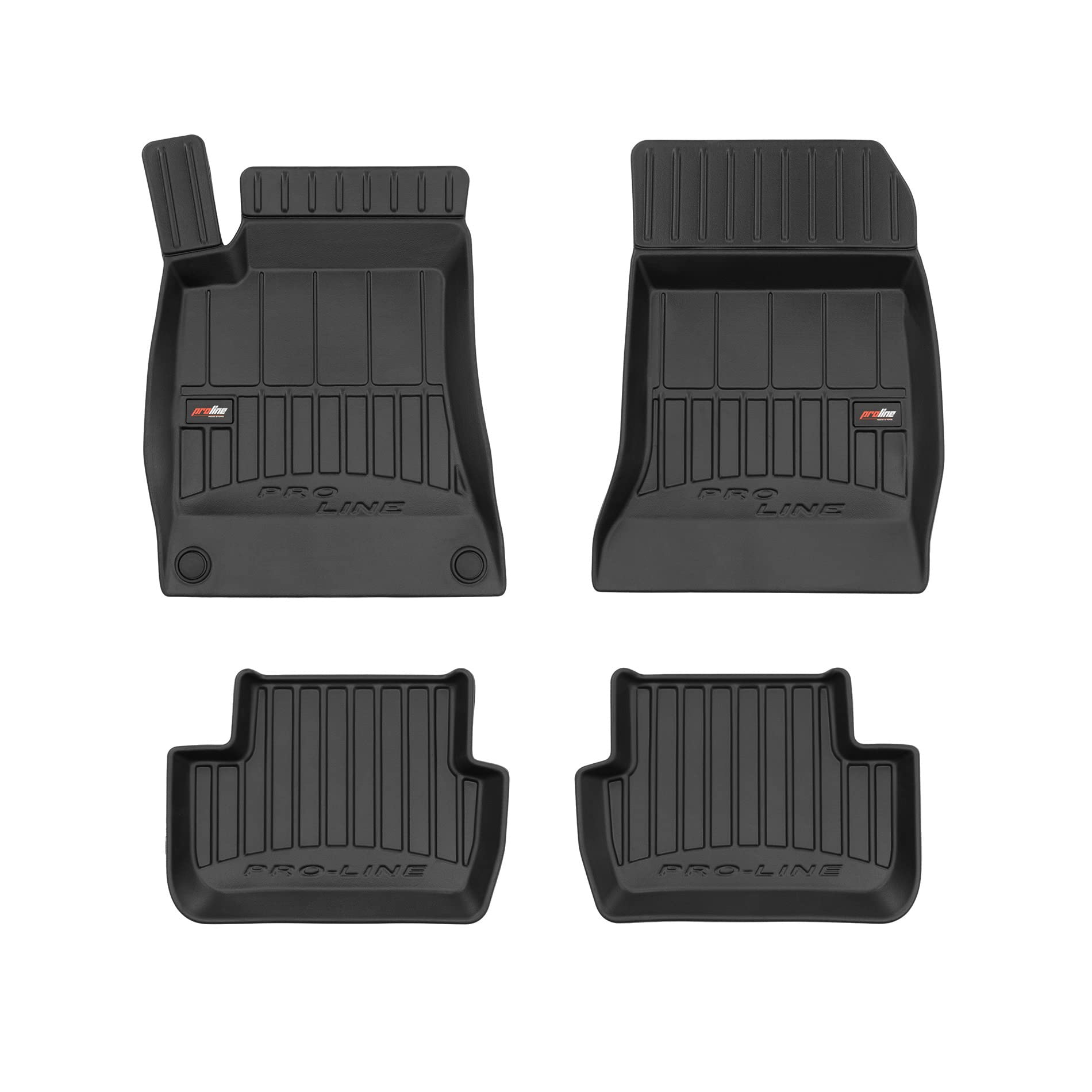 FROGUM ProLine 3D Esclusivi Tappetini auto in gomma su misura per Mercedes Clase A W176 /GLA X156 /W246 I I bordi più alti