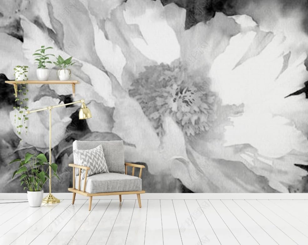 Papier peint intissé fleurs pour créer une ambiance artistique dans votre chambre