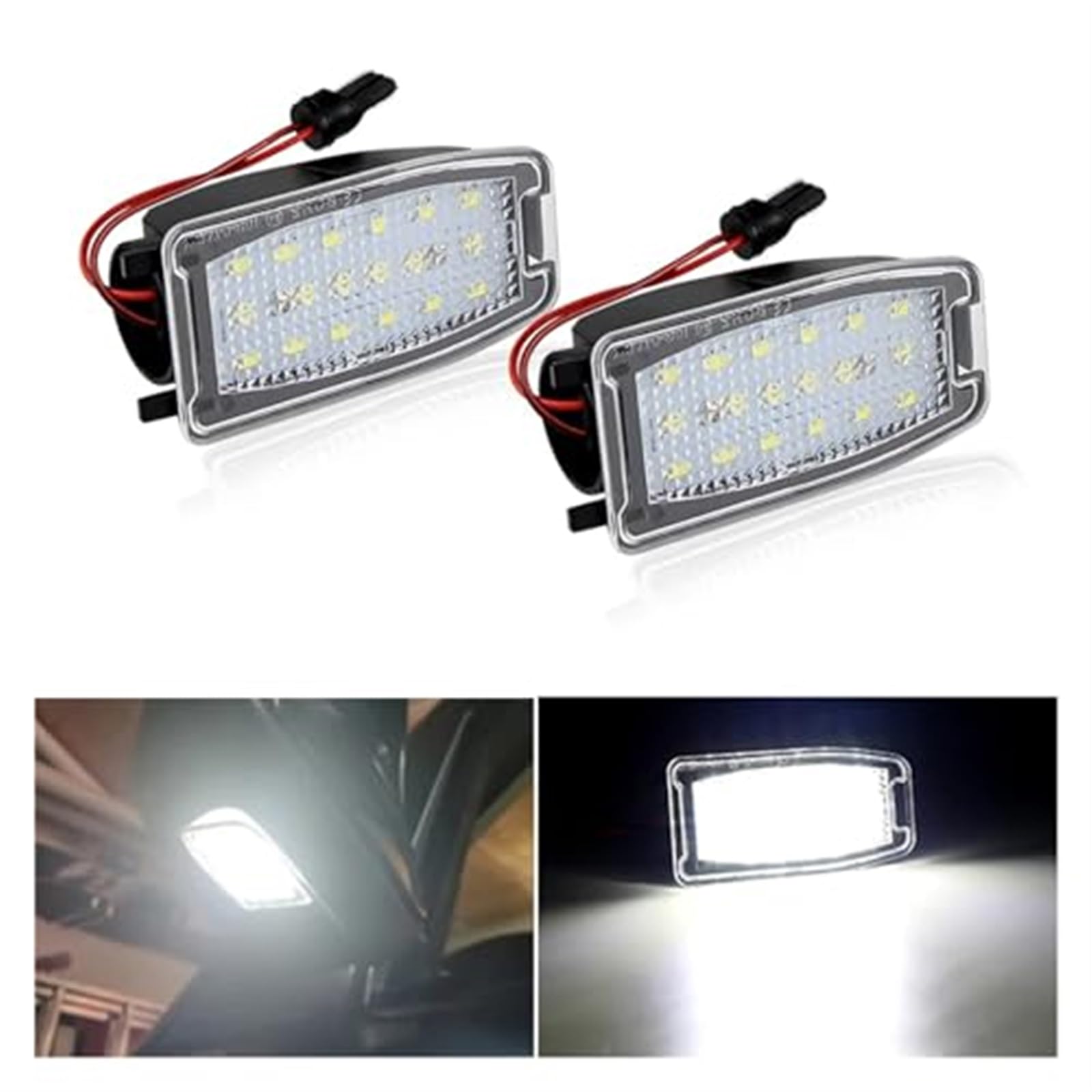 For Land Rover, for Range Rover, 2005-2012, for Range Rover, Sport 2006-2013 LR2 LR3 LR4 L322 Freelander 2 Side Mirror Puddle Light License Plate Lamp