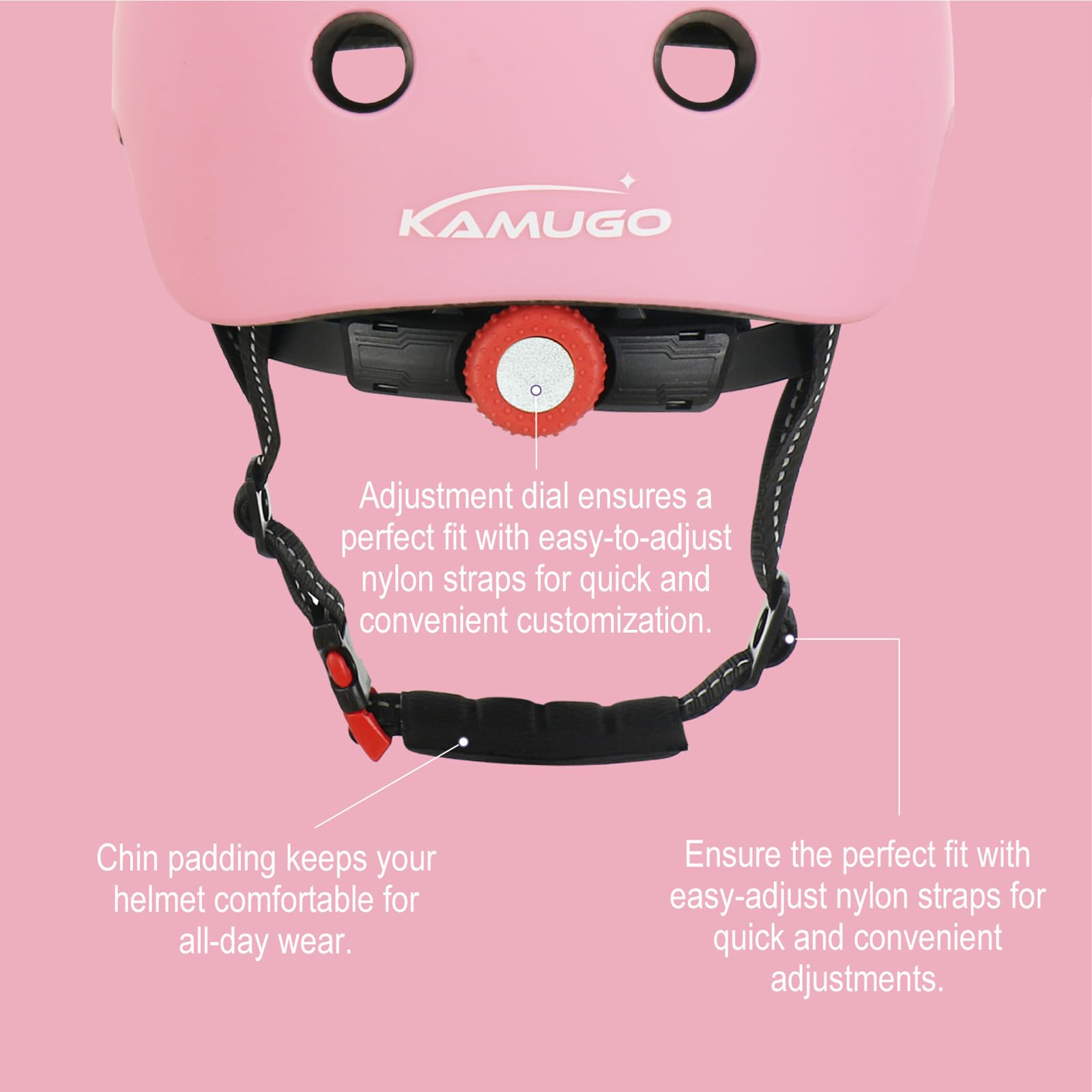 Kamugo Equipo de Protección Ajustable para Niños - Casco, Rodilleras, Coderas, Guantes para Bicicleta, Skateboard y Deportes Extremos