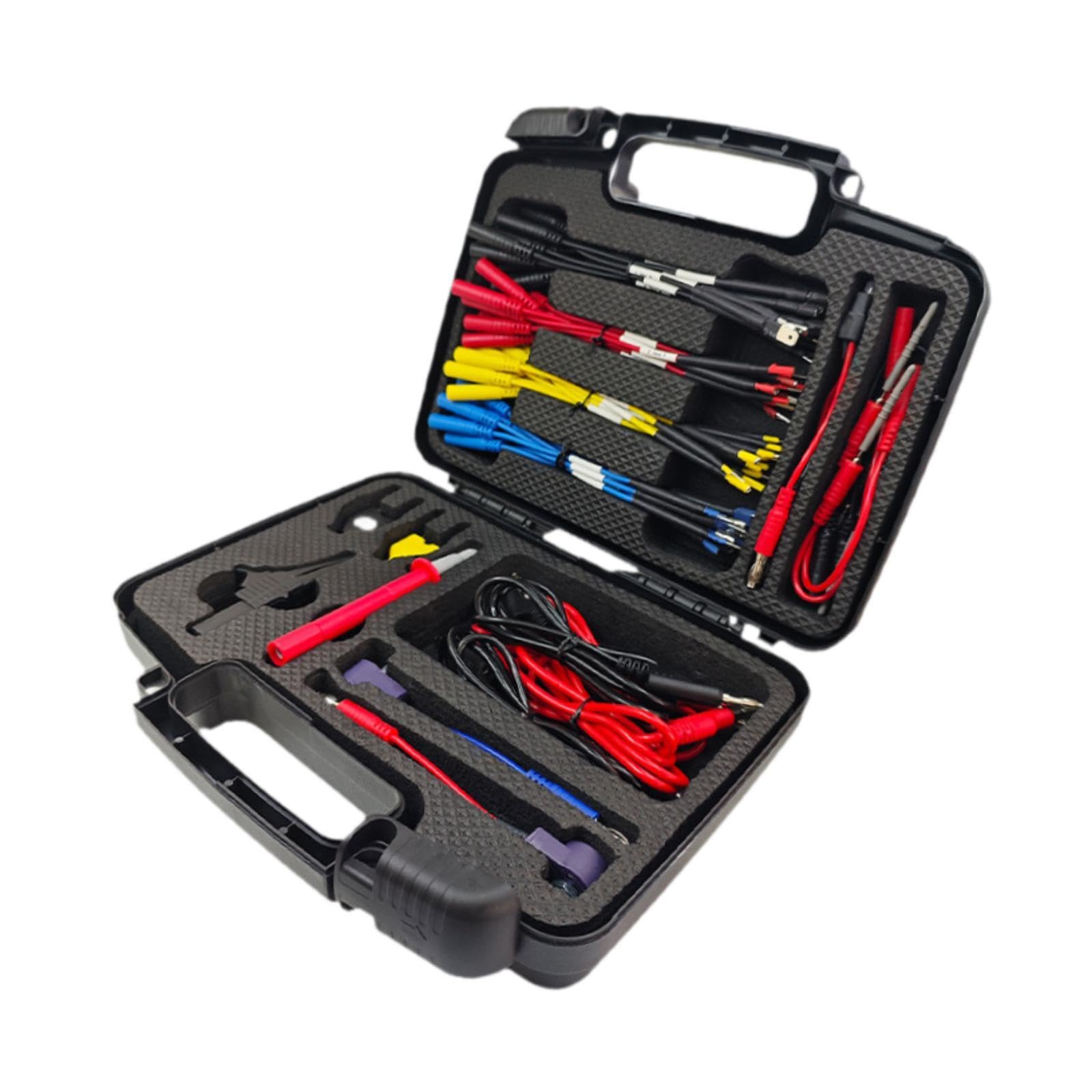 68 Piezas Multímetro Kit de Cables de Prueba Accesorios Multifunción con Terminales de Silicona y Adaptadores de Banana Plug Adecuado para Industria