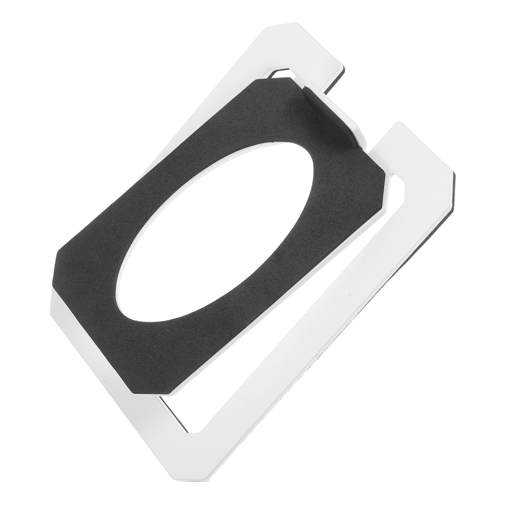 BESPORTBLE Metal Desktop Speaker Stand with Tilted Holder for Home Office Speaker Base Tray for Gaming and Studio Use Easy Installation and Sturdy Build