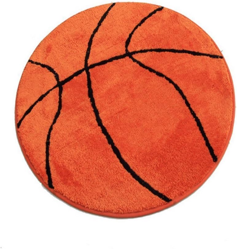 Bathmats, Basketball Pattern Bath Mat Carpet Indoor Carpet Living Room Bedroom Carpets, 80cm (Basketball)