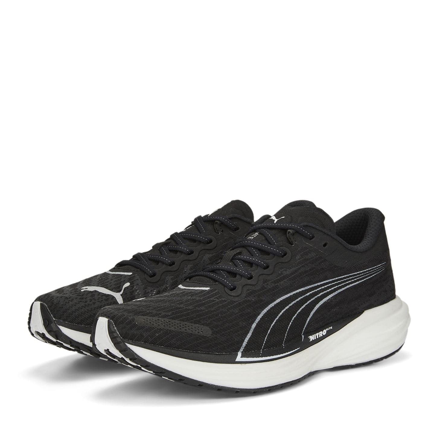 PUMA Deviate Nitro 2 Herren Laufschuhe, Schwarz, 46 EU