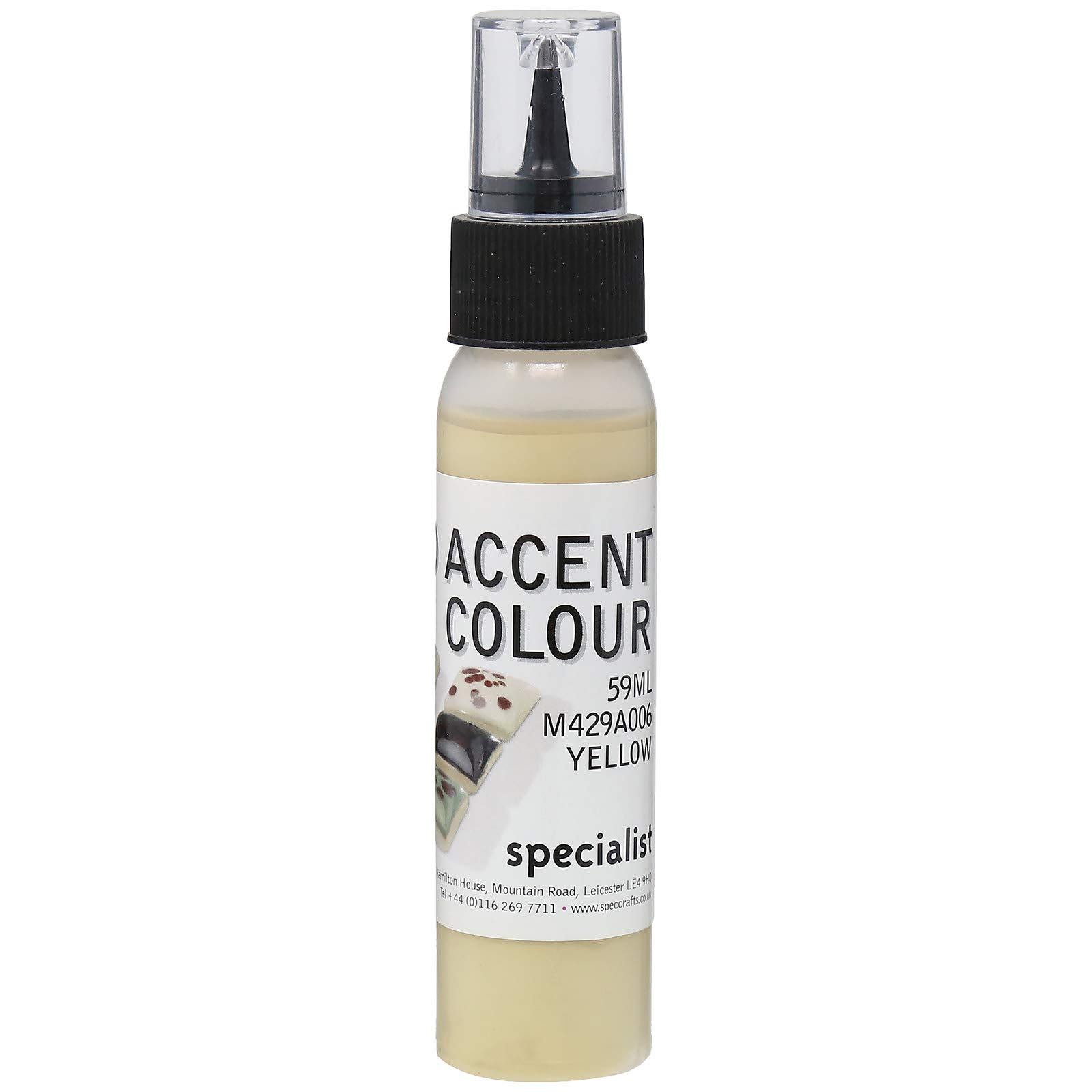 Specialist Crafts Raised Accent Colours - Yellow 59ml