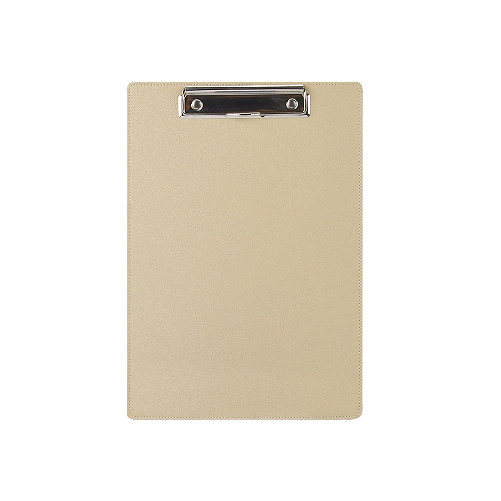 Schreiben von Pad-Clip-Board A4 Business Clipboard Multi-Color-Schreibbrett mit Metall-Clip-Datei Sortierbinder kann 100 Blätter Druckpapier-10-Packungen halten Clipboard-Ordner (Color : Beige)