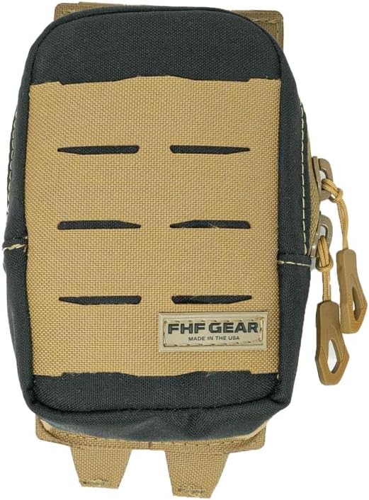 FHF Gear Hip Quiver – Adjustable Ambidextrous MOLLE Archery Quiver with Accessory Pouch Made in the USA
