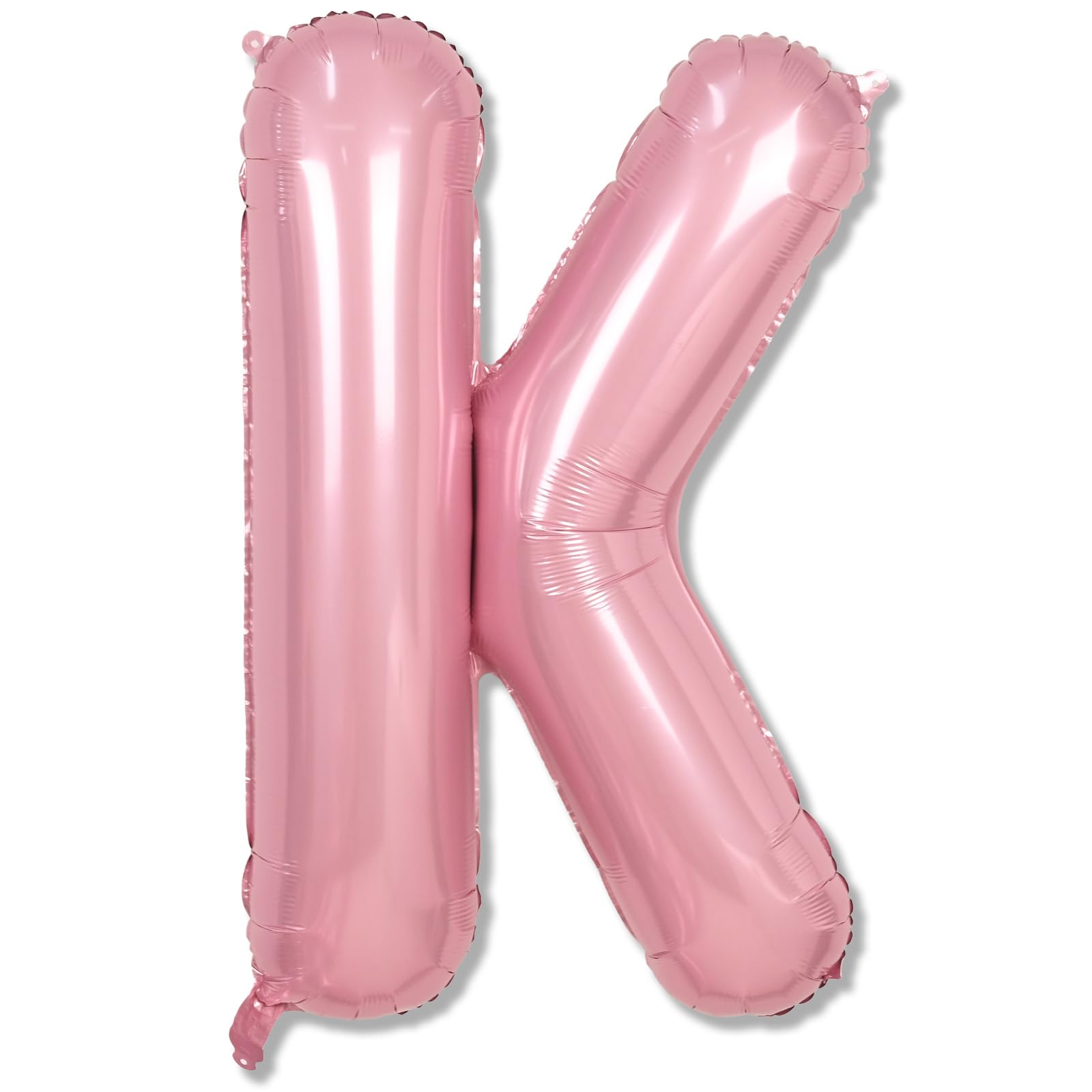 40" Balloon Letter K Pastel Pink, Large Foil Baby Pink Letter Balloons A - Z for Girls, Light Pink K Helium Balloon for Women Birthday Anniversary