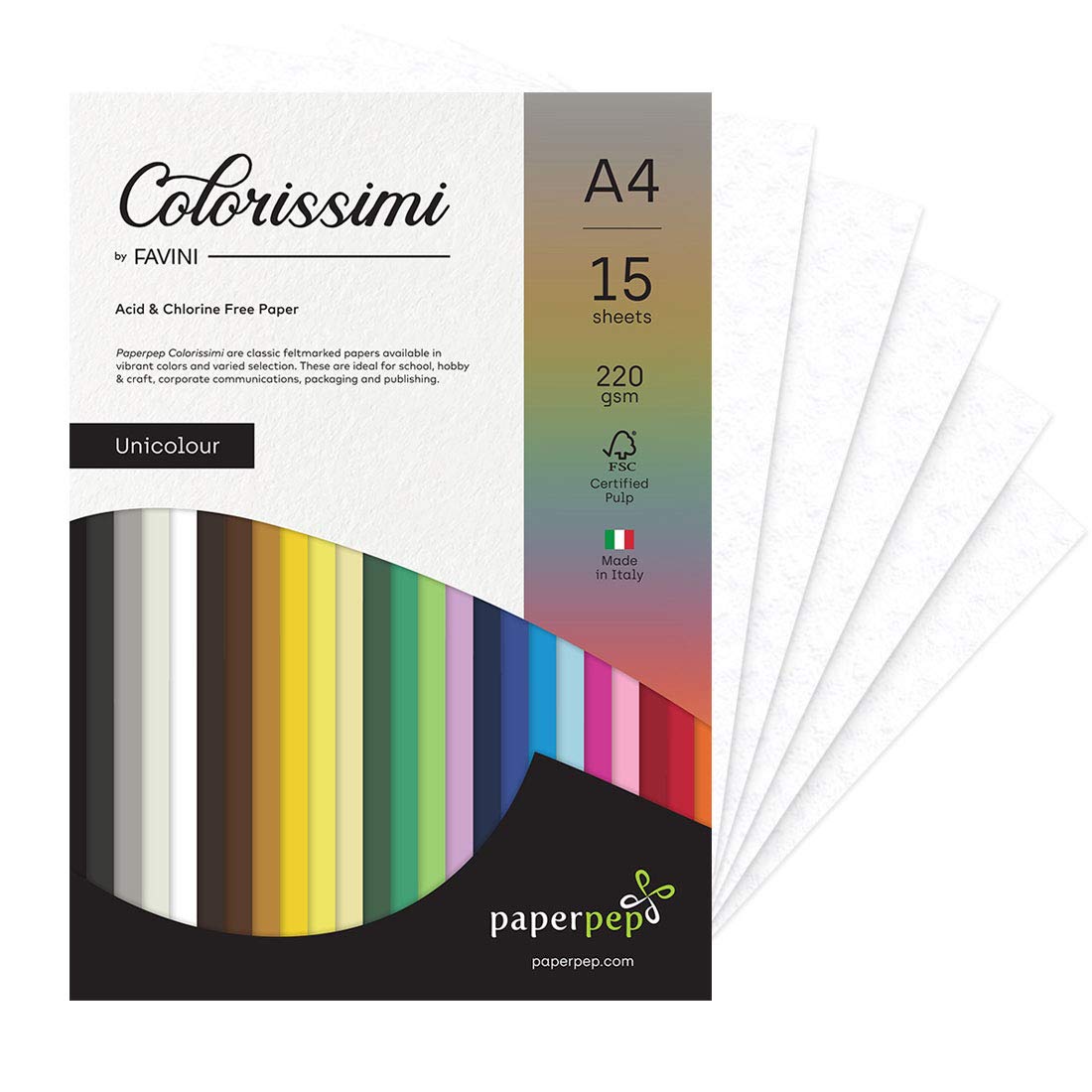 Colorful Card Stock - 24 Assorted Shades -22