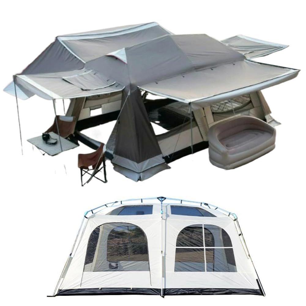 Amazon.co.jp: Fengzel Outdoor 大型ワンタッチテント 4-6/8-12