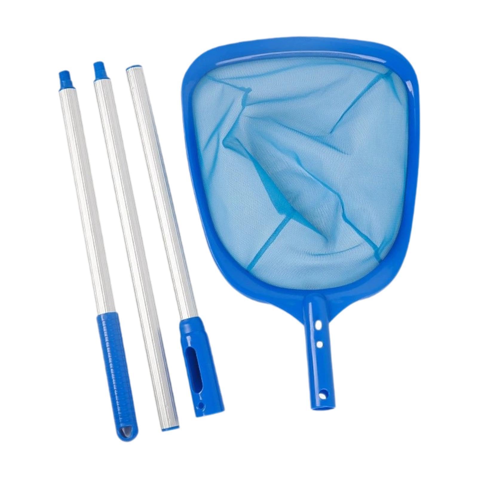 CALANDIS™ Pool Skimmer Net with 3 Section Poles Portable Leaf Catcher Cleaning Netting | Handheld Pool Brushes & Nets | Pool Cleaning Tools | Pools & Spas | Yard, Garden & Outdoor Living-image-37