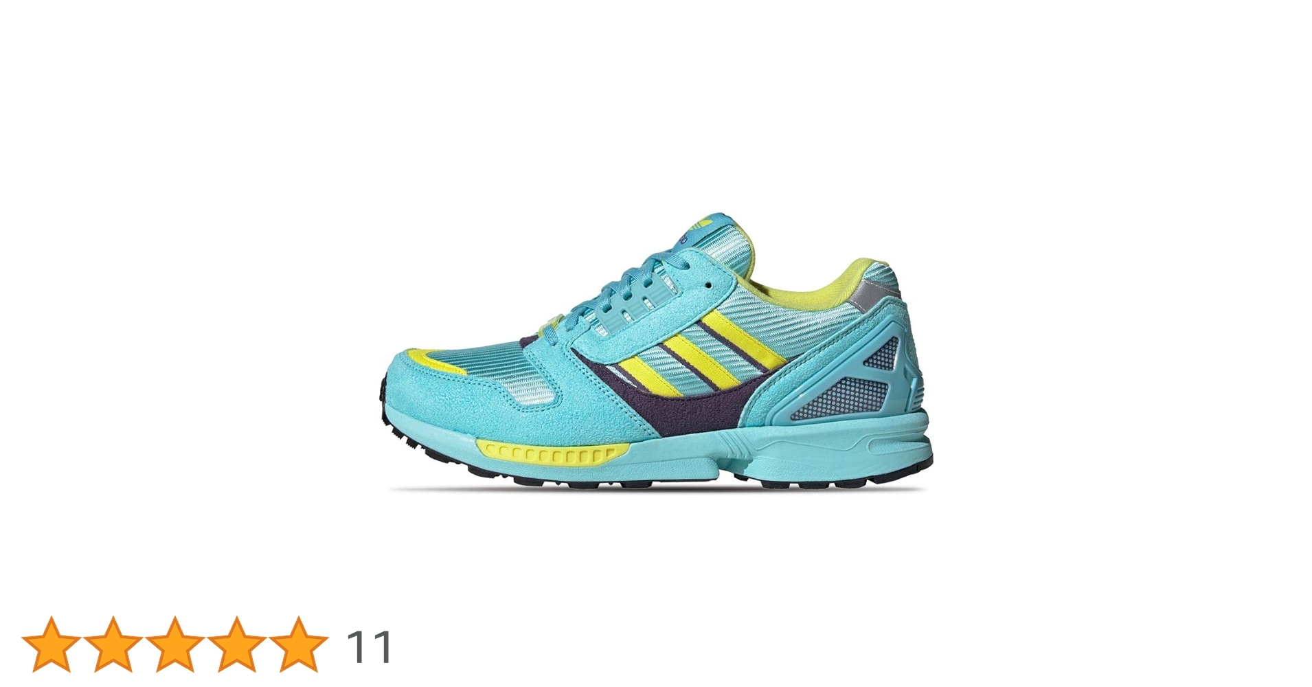 adidas Originals ZX 8000, Clear Aqua-Light Aqua Shock Yellow