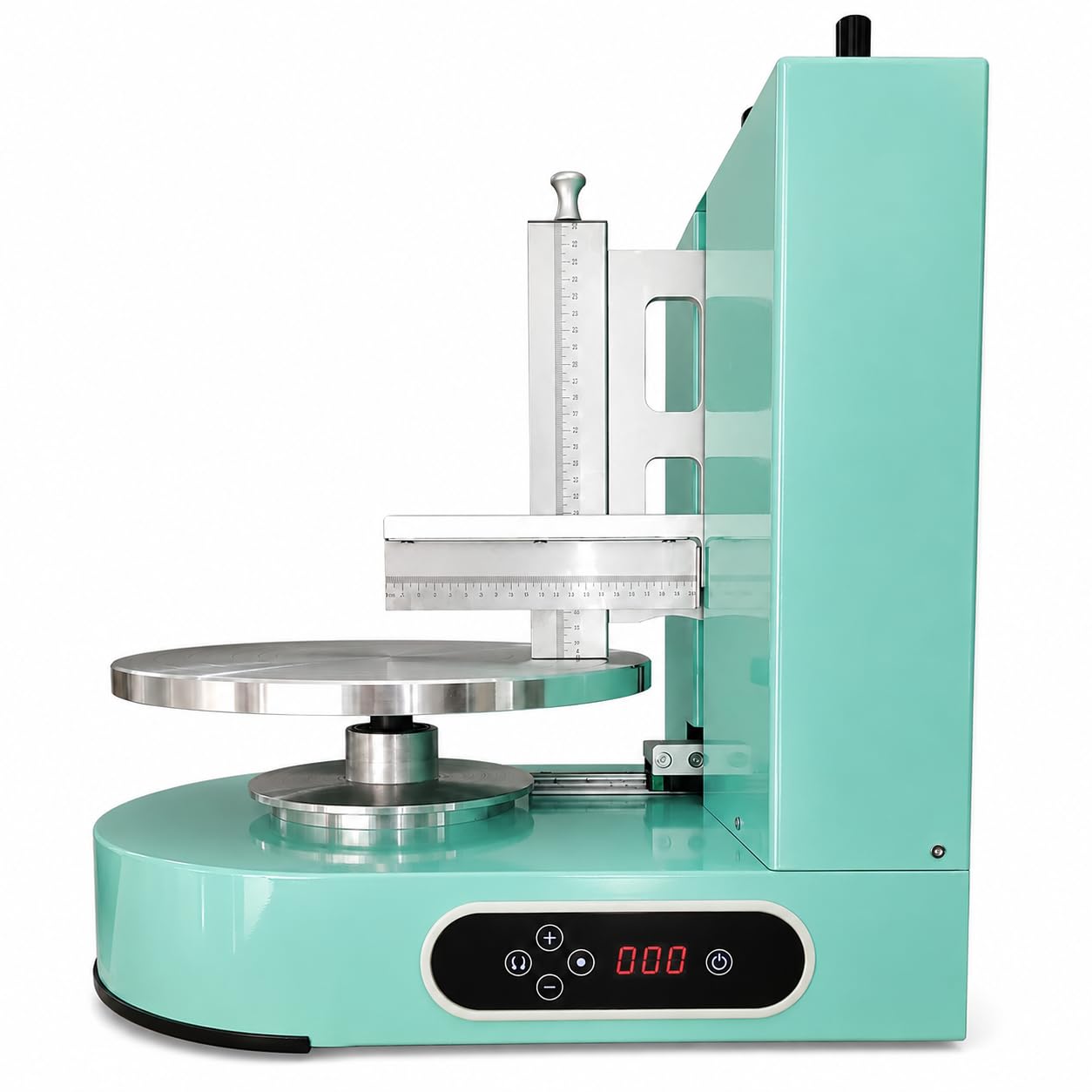Máquina de decoración de pasteles para pasteles de 4 a 12 pulgadas, herramienta de extensión de crema de mantequilla para recubrir, alisar y raspar (verde)