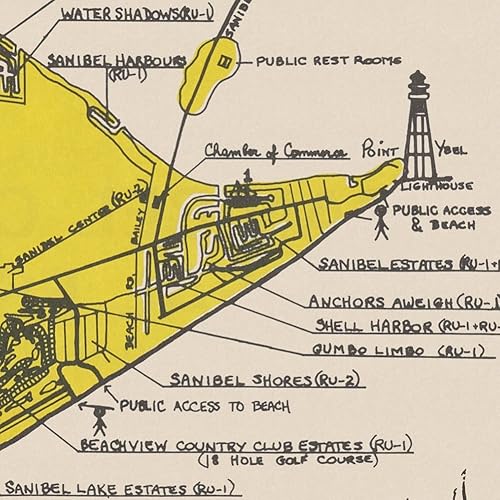 Miniatura 5 de Islas Sanibel y Captiva de Florida alrededor de 1940  Incluye Lighthouse Beach, J.N. "Ding" Darling National Wildlife Refuge, Sanibel Lighthouse