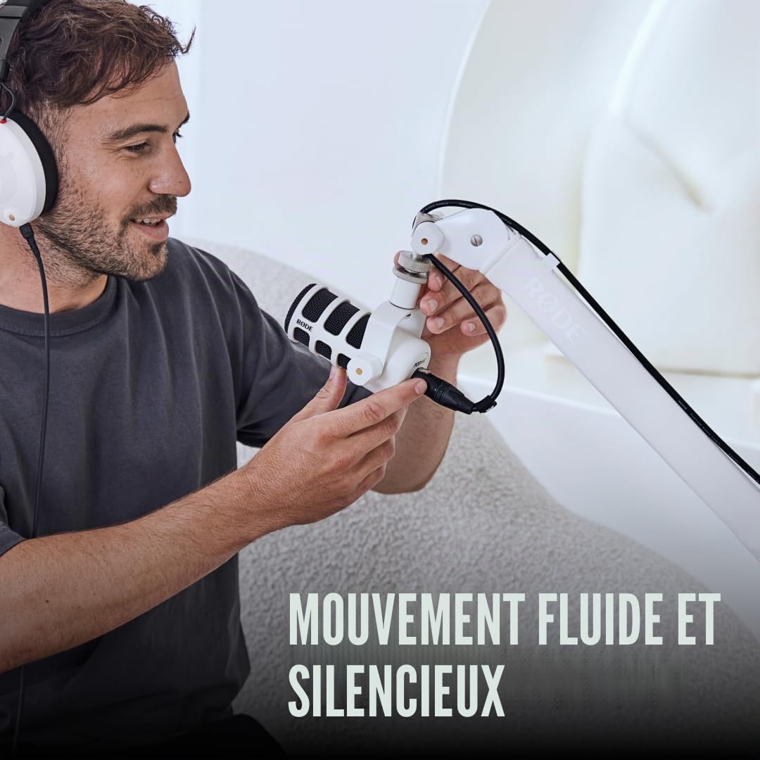 RØDE Microphones bras de studio professionnel premium PSA1+ (Rouge)