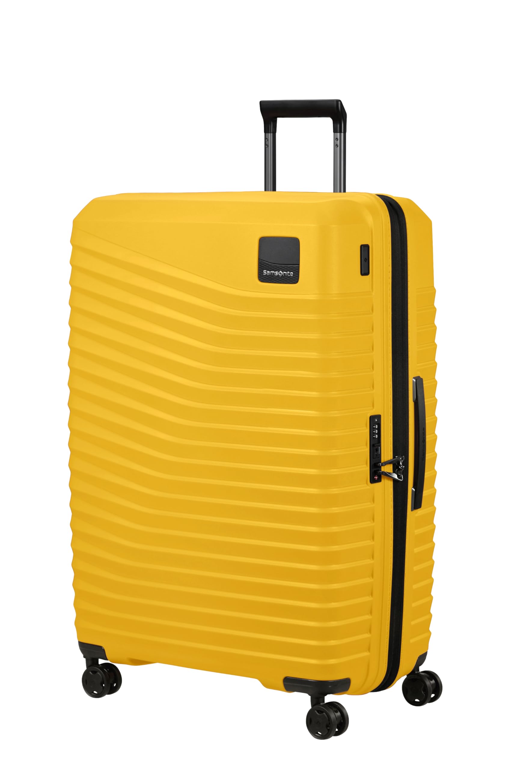 Samsonite Intuo - Hartschalenkoffer Extra Groß (81 cm) - Erweiterbar, Reisekoffer mit 4 Rollen, Leicht, TSA-Schloss, 132/144 L, Gelb (Citrus)