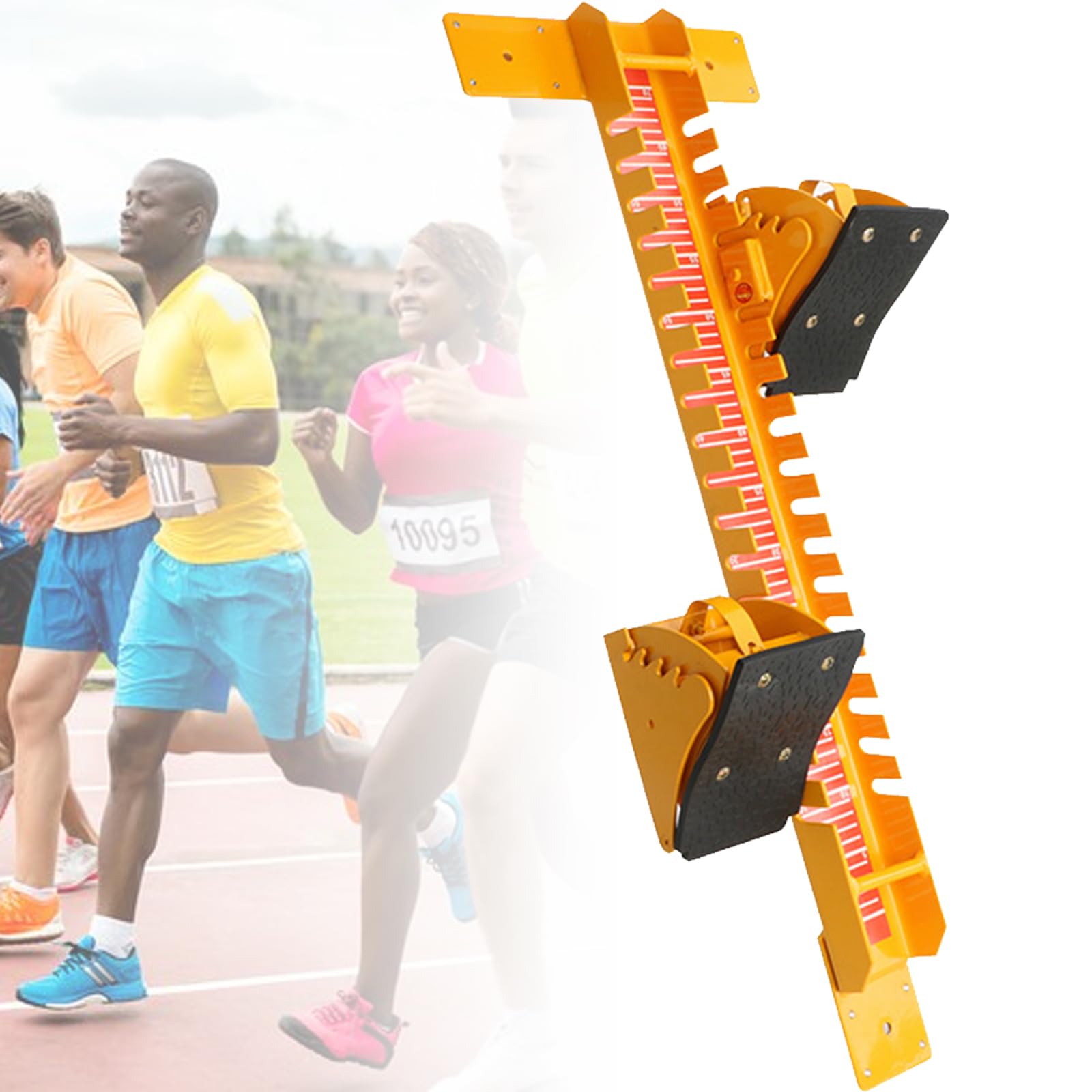 Blocs de départ d'athlétisme pour entraînement de course à pied