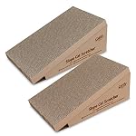 Best Pet Supplies Catify Cat Scratcher, Fun Interactive Scratchers, Posts, Poles, Claw Safe, Furniture Saver Indoor Play Support Natural Cat Behaviors Heavy Duty - Slope (2 Pack)