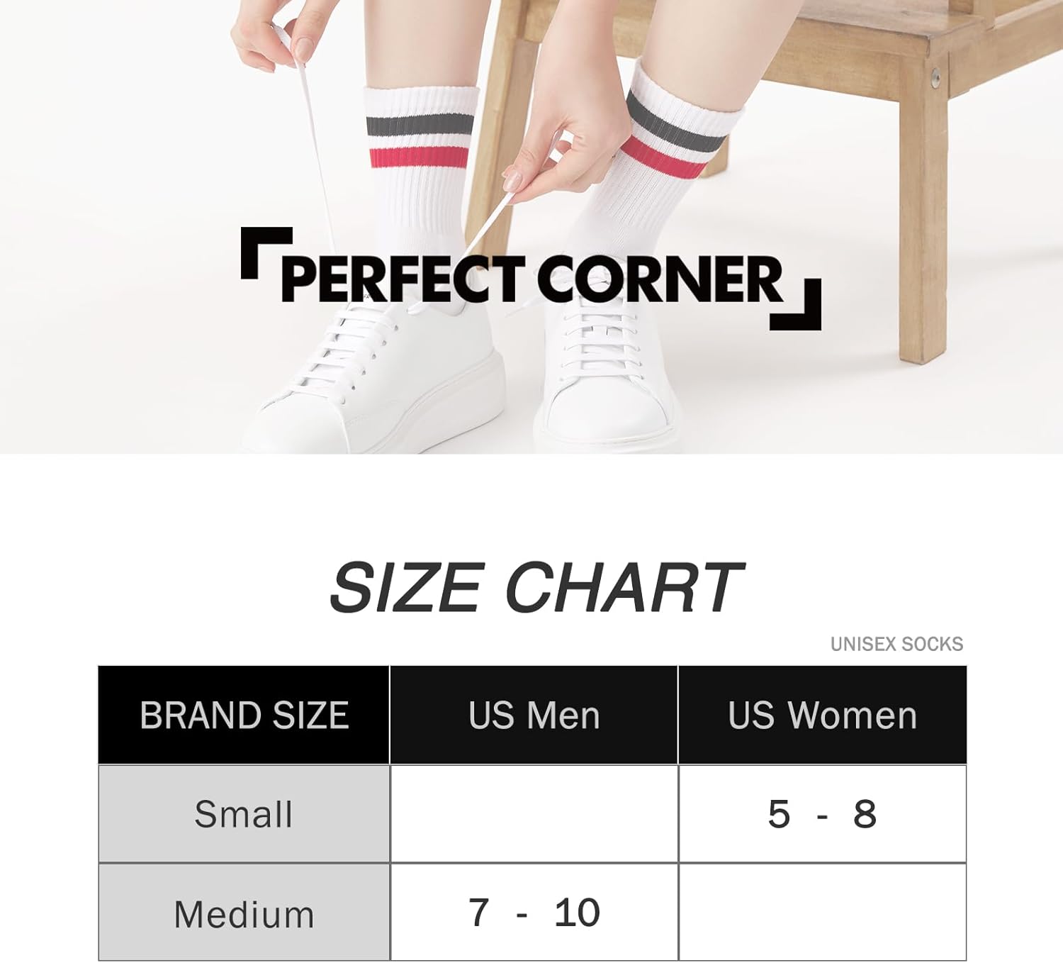 PERFECT CORNER All-Day Comfort Cotton Socks for Running and Daily Wear - Image 6