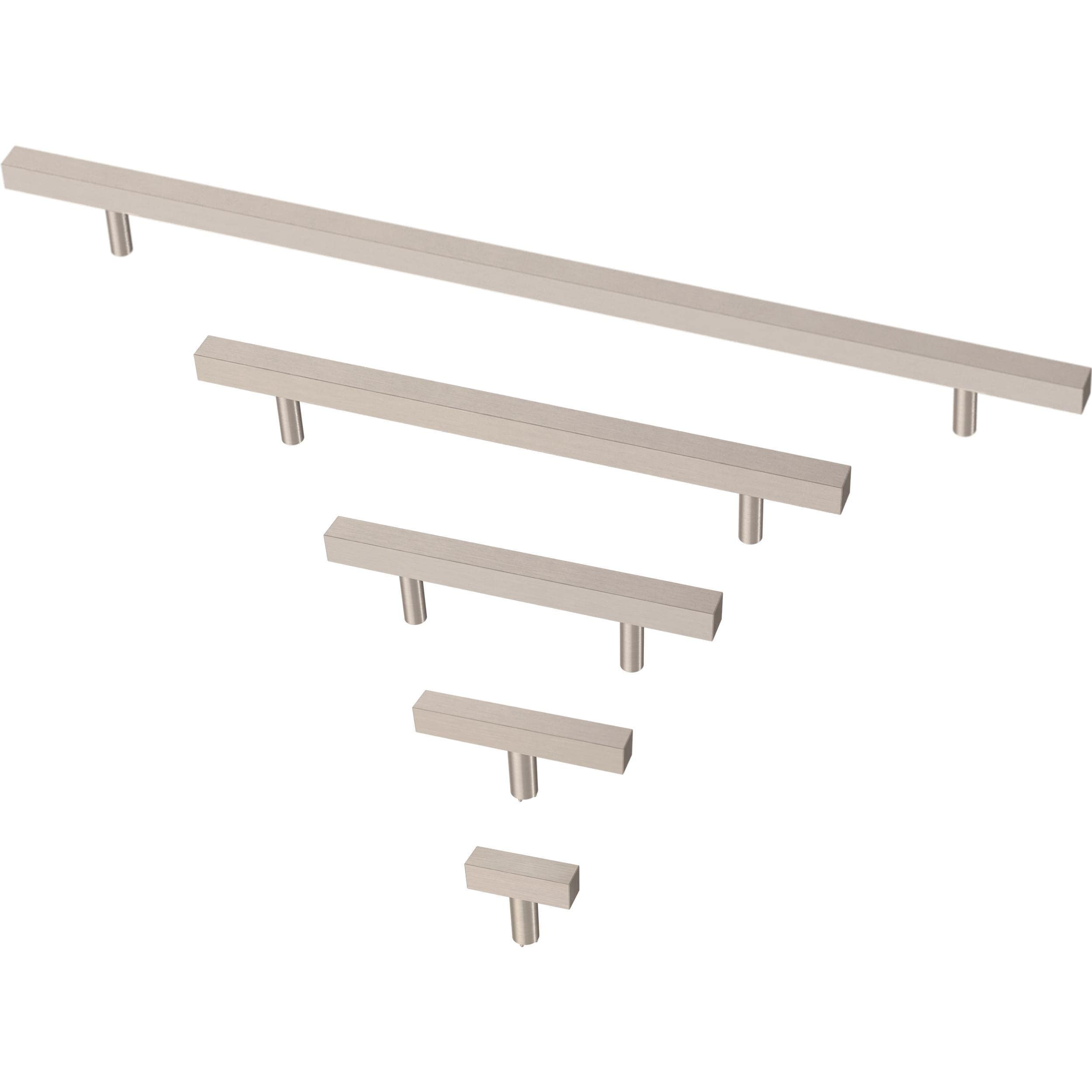 Lot De 10 Boutons De Tiroir Franklin Brass, Finition Noir, Barre Enveloppée Simple, 32 Mm, Avec Vis, Pour Armoires Et Meubles
