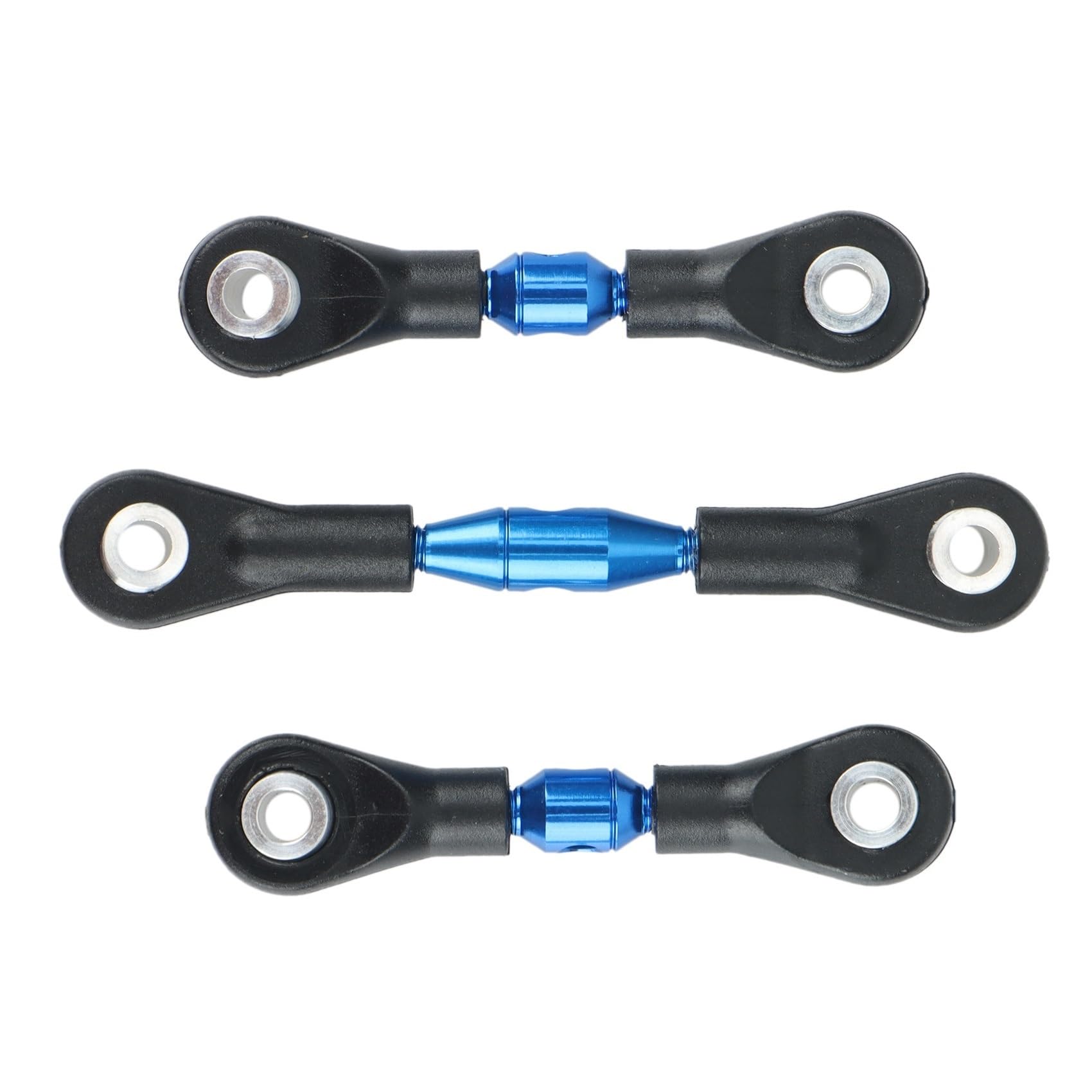 RC Upgrade Accessories for Tamiya for TT-01 for TT01 for 1/10 RC Car Upgrade Parts Accessories 3Pcs Metal Steering Rod Link Rod Tie Rod Blue